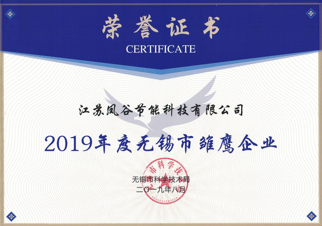 雛鷹企業(yè)證書(shū)